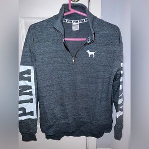 VS PINK QUARTER ZIP